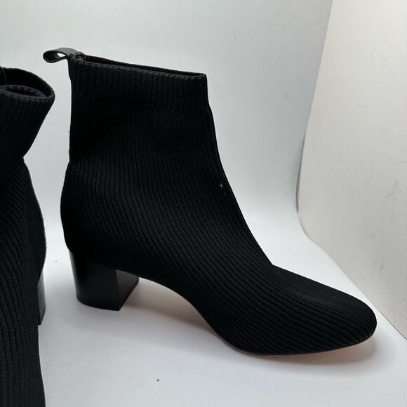 CUSHIONAIRE Women's Neely Stretch bootie +Memory Foam 8 WIDE BLACK - Picture 6 of 7